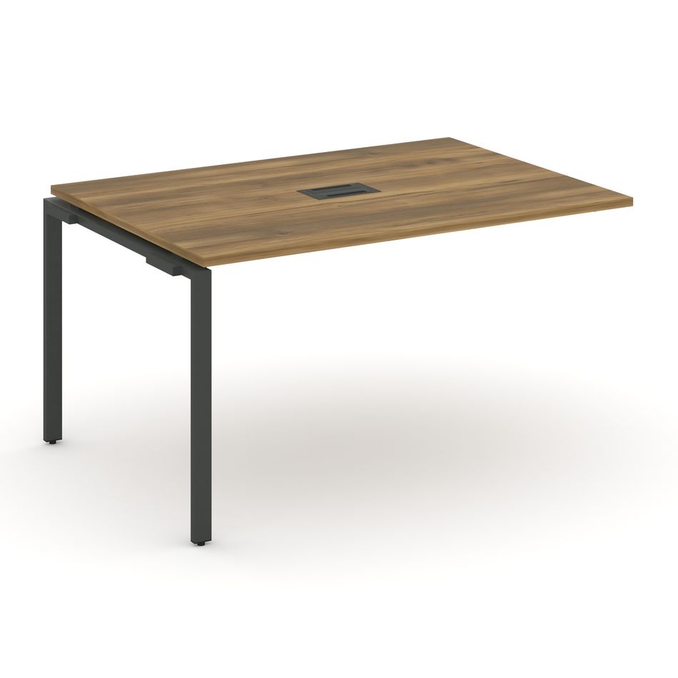 Проходной наборный элемент переговорного стола CONCEPT CN.NPRG-012 Сандал Янтарный Антрацит