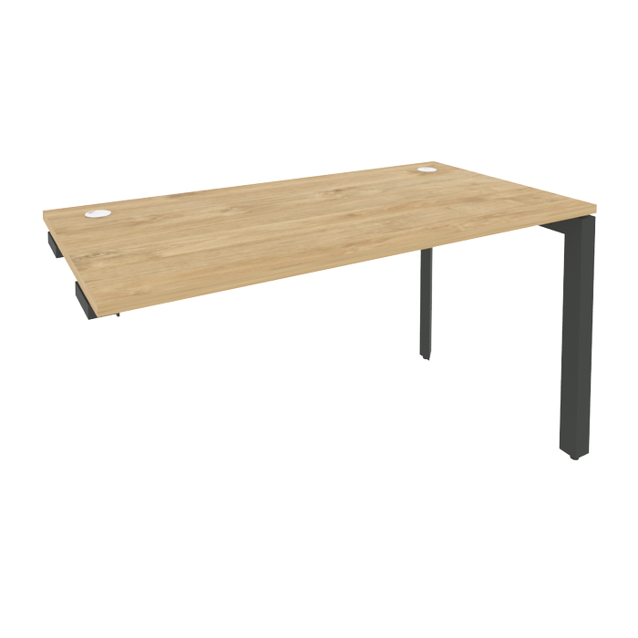 Стол-приставка на П-образном м/к к опорным элементам ONIX O.MP-SPR-3.7 Тиквуд Светлый/Антрацит