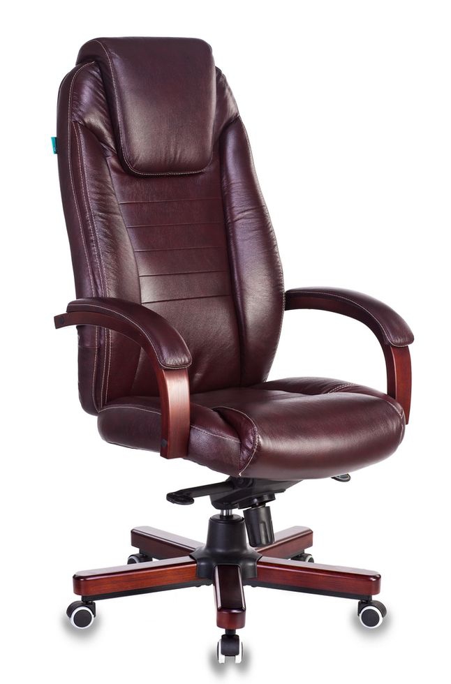 Кресло руководителя Бюрократ T-9923WALNUT/BROWN