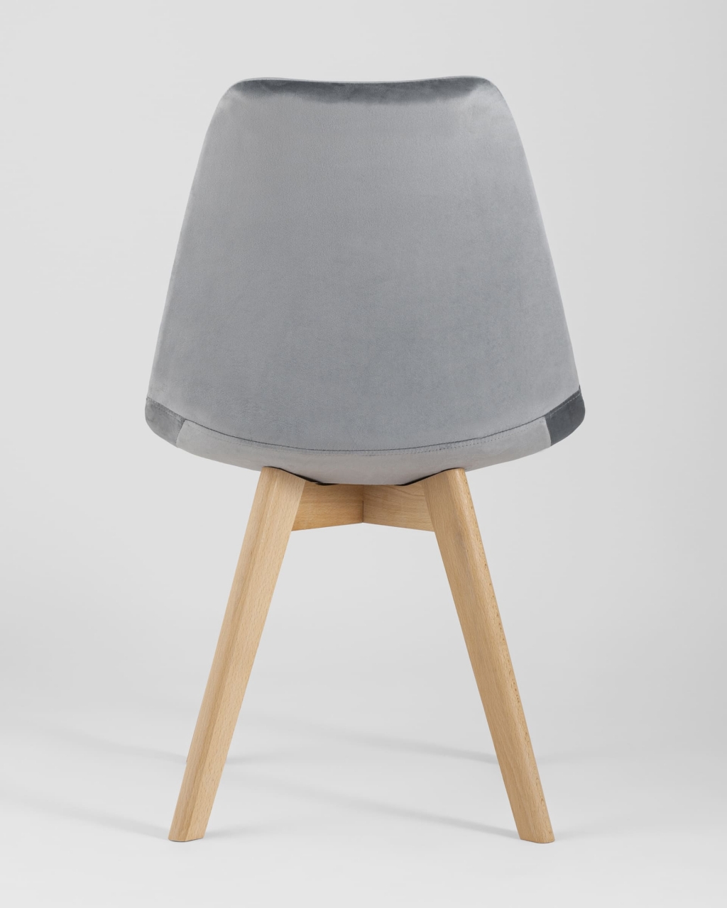 Стул обеденный FRANKFURT велюр Серый