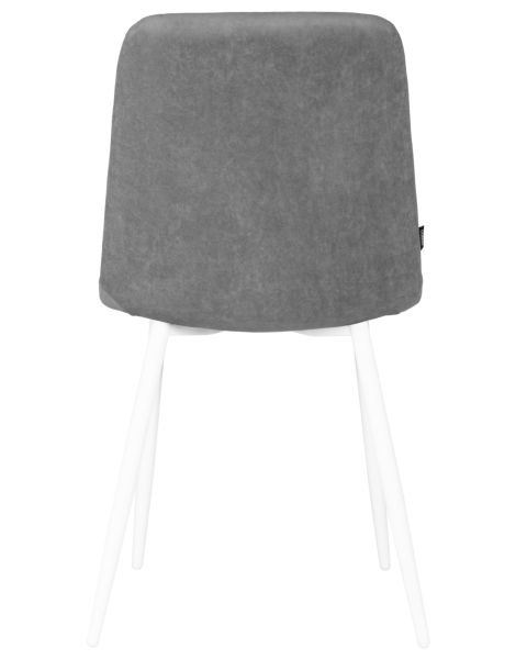Стул обеденный DOBRIN CHILLY ROMBO (Серый Simple 33, основание белый) 4 шт