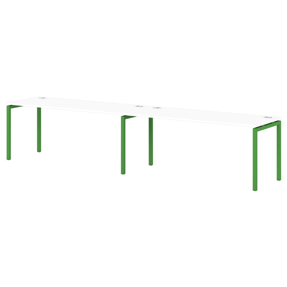 Бенч-система на 2 рабочих места S-138 Sentida Color Зеленый лайм