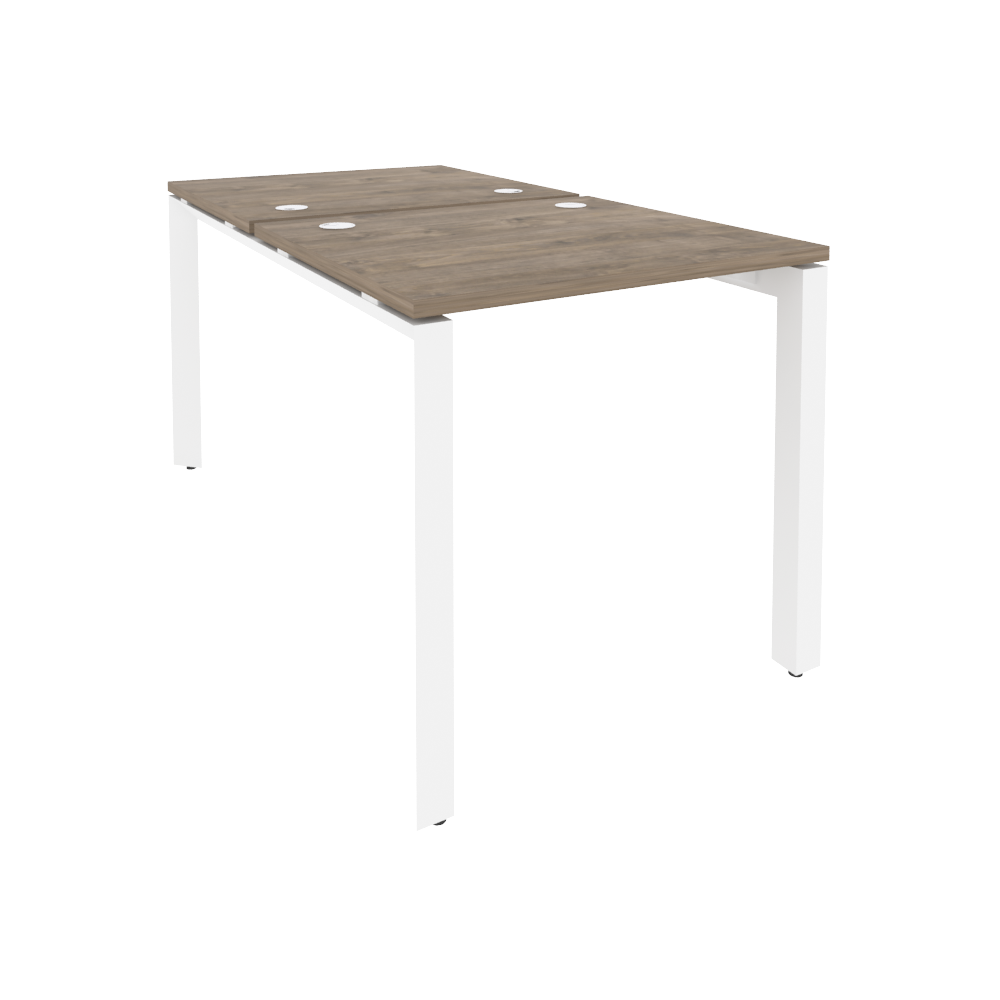 Рабочая станция на П-образном м/к ONIX O.MP-D.RS-2.0.7 Тиквуд Темный/Белый