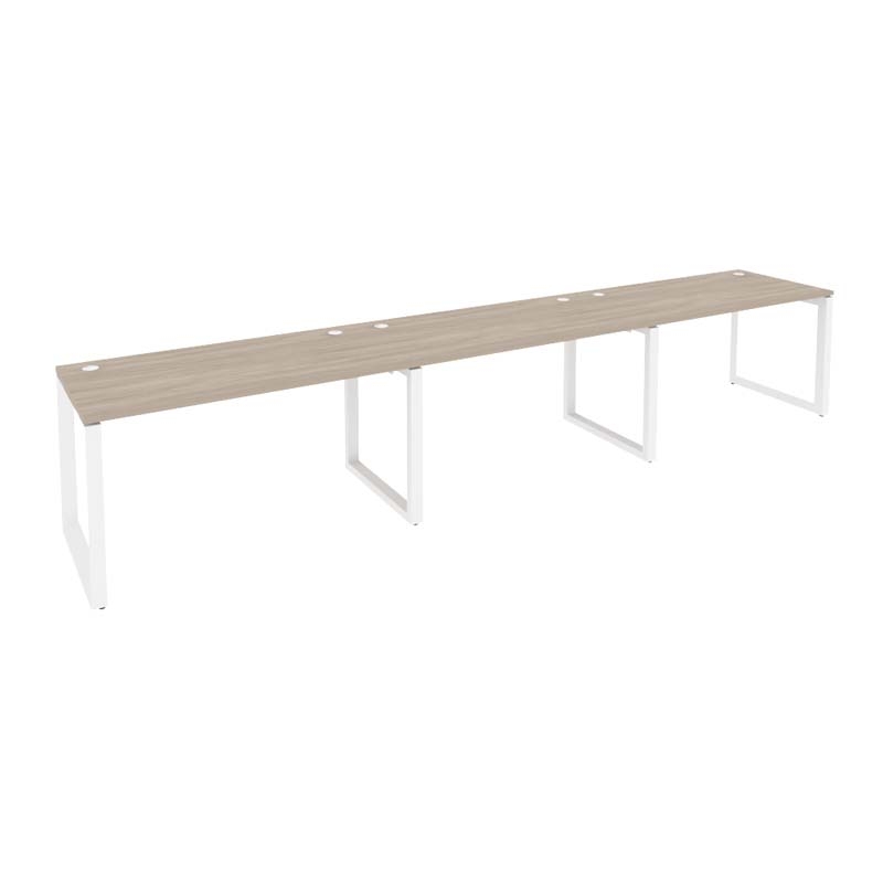 Рабочая станция на О-образном м/к ONIX O.MO-RS-3.3.7 Дуб Аттик/Белый