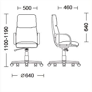 Кресло руководителя NADIR (ECO-30)