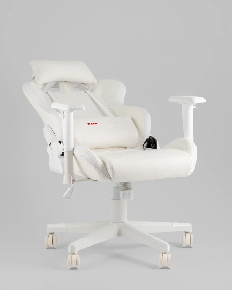 Кресло спортивное с подсветкой TopChairs GMM-080 белый