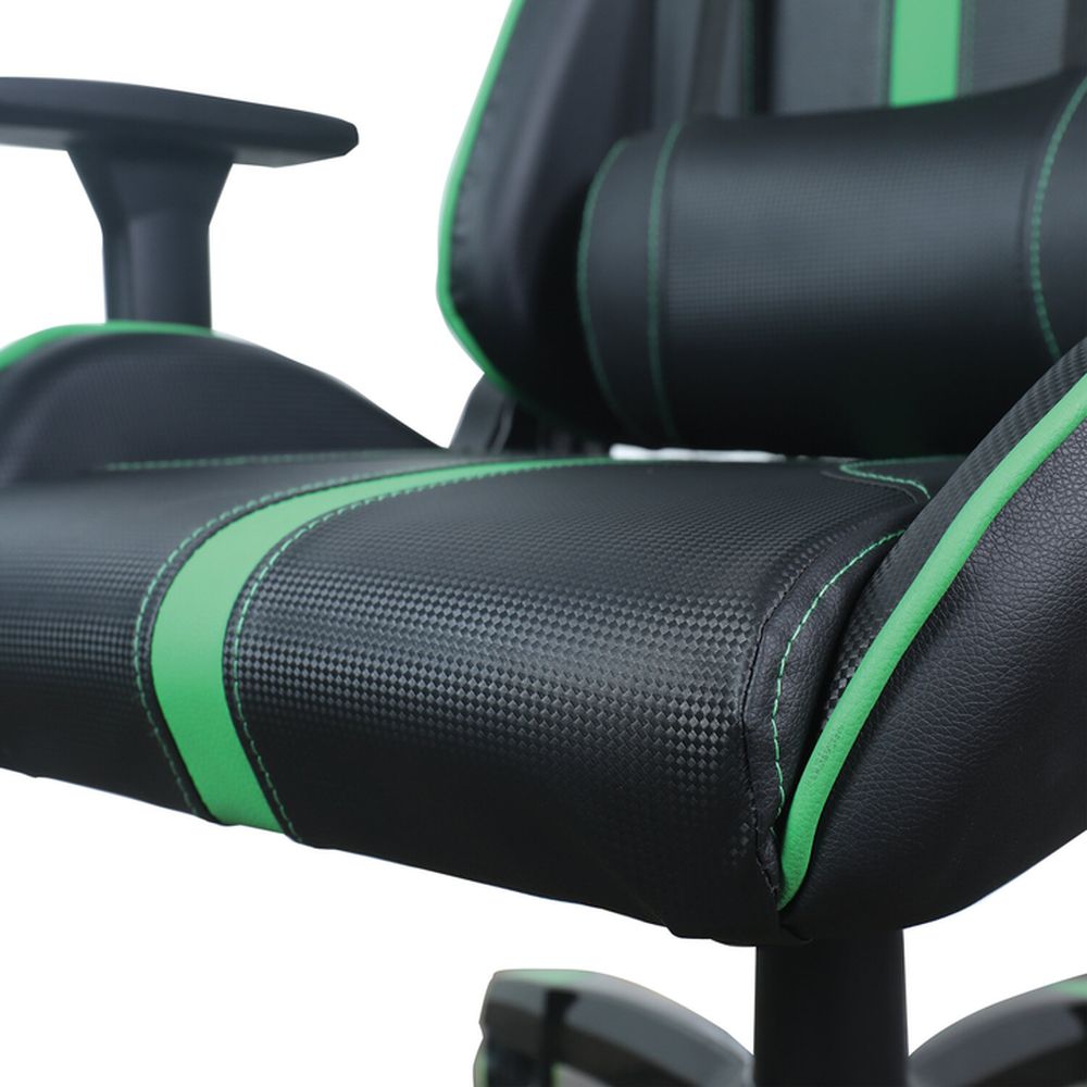 Кресло компьютерное BRABIX GT Carbon GM-120 Черный-зеленый