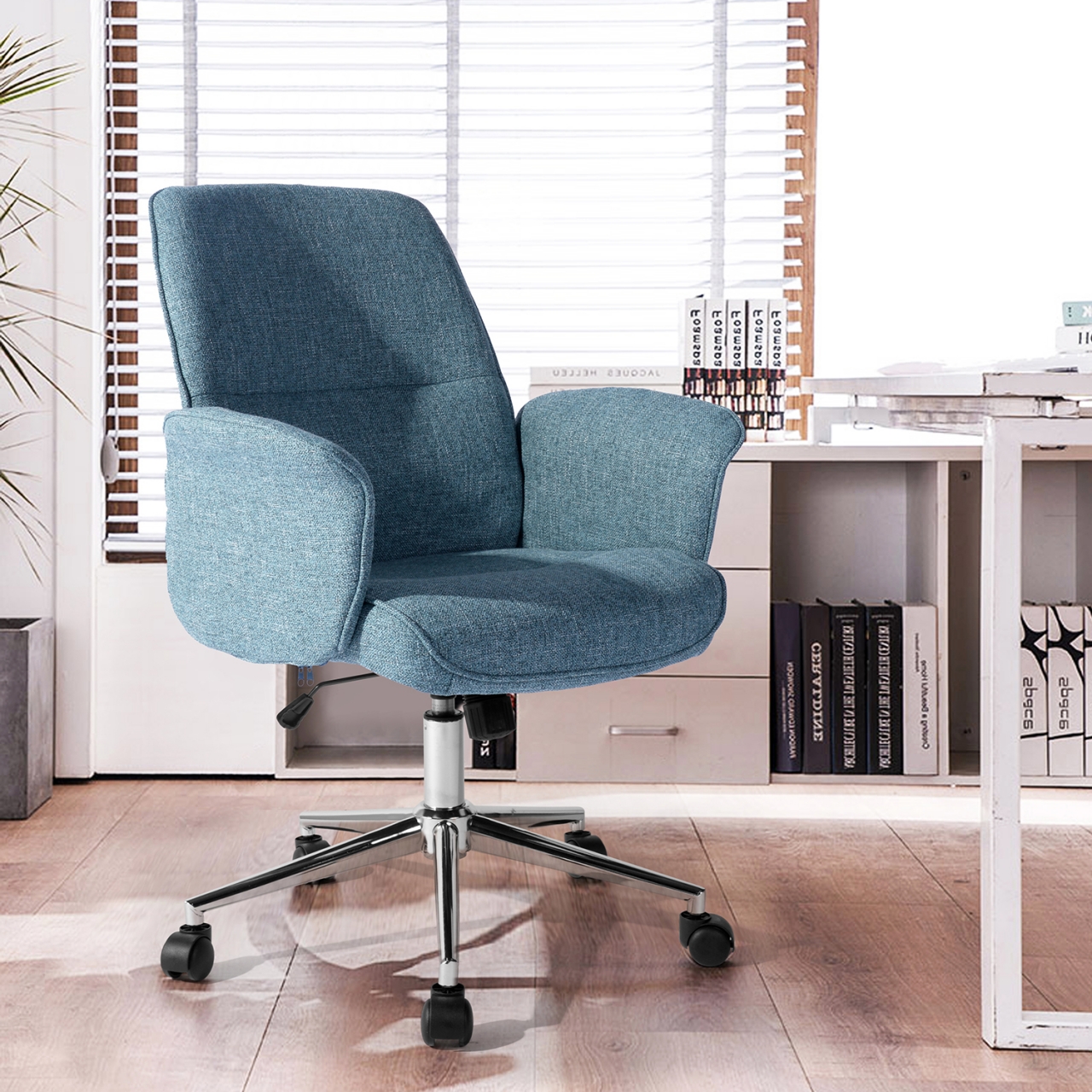 Стул офисный Simona Голубой