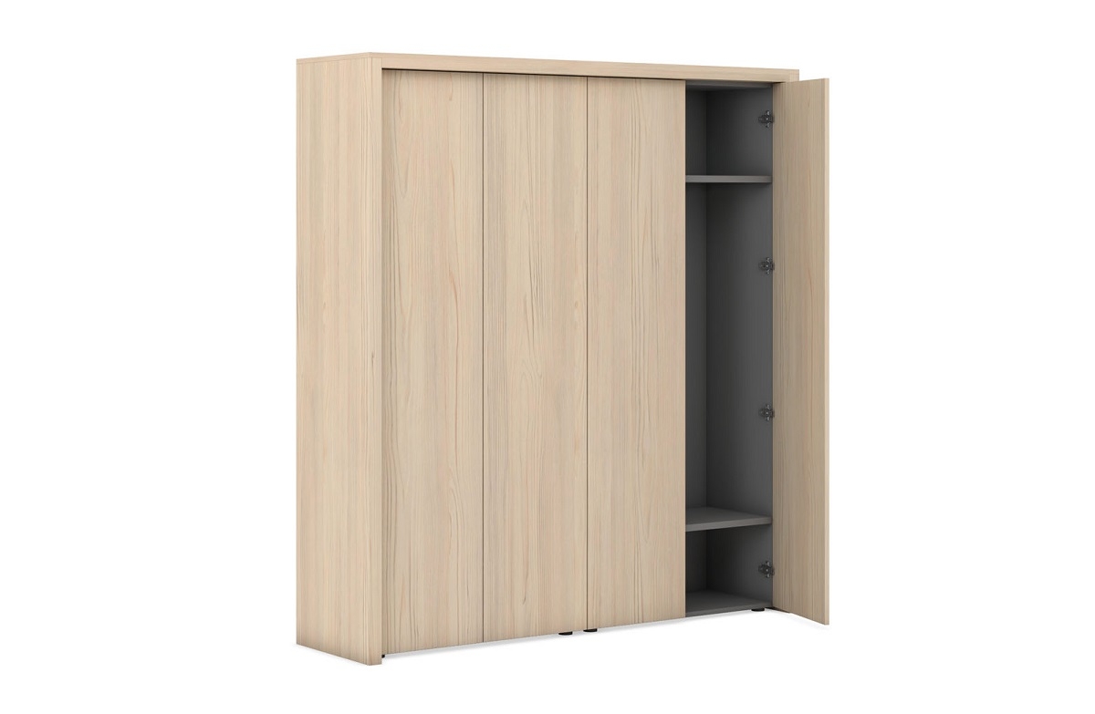 Высокий шкаф для документов и гардероб+обвязка ДЖР506.Х1250 / JR506.H1250
