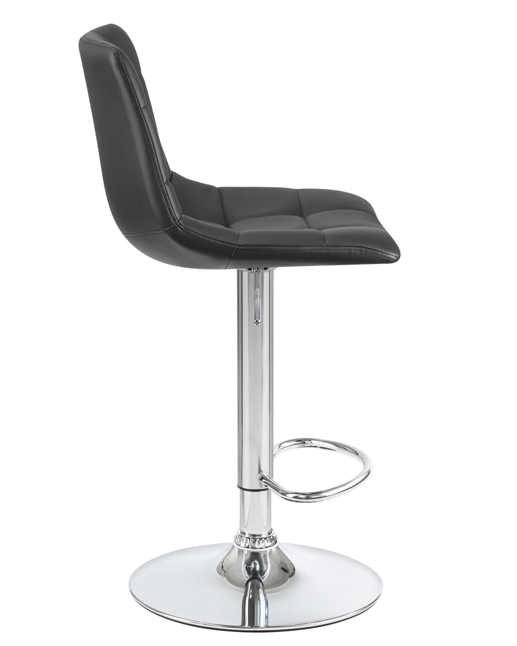 Стул барный DOBRIN TAILOR экокожа Черный