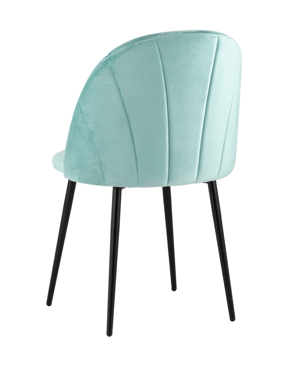 Стул Логан NEW велюр Пыльно-голубой