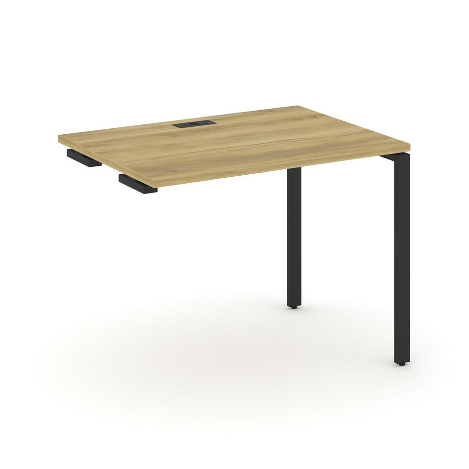 Стол приставка к опорным тумбам/шкафам CONCEPT CN.OSPR-001 Дуб Винченцо Черный