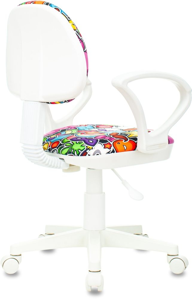 Кресло детское Бюрократ KD-3/WH/ARM/MASKARAD