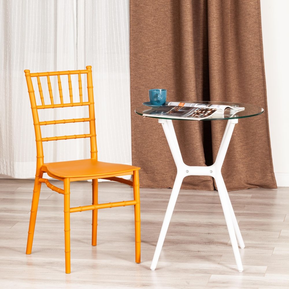 Стул CHAVARI (mod. 101) пластик, 40.5 х 49 х 88.5 см, Golden (Золотой)