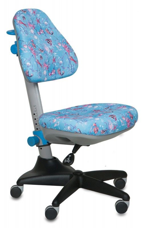 Кресло детское Бюрократ KD-2/BL/aqua