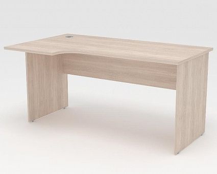 Стол письменный Public Comfort C-35-227-217 левый Дуб Сантана светлый