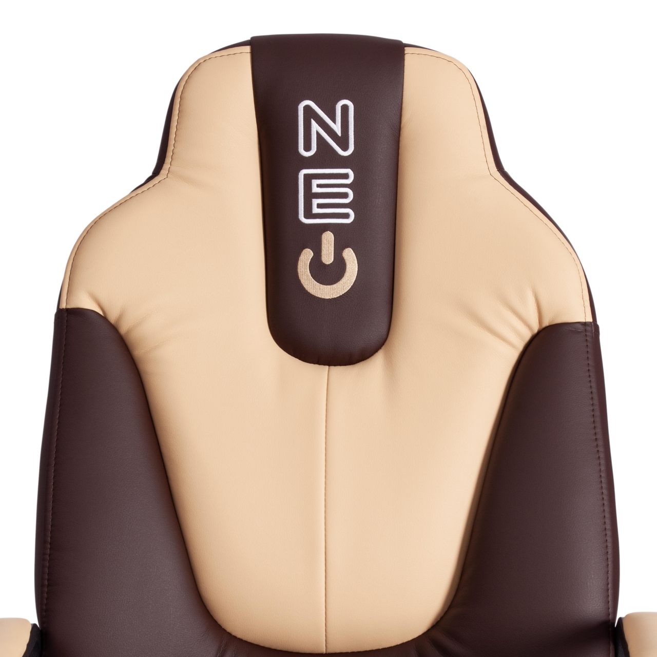 Кресло NEO 2 (22) экокожа Коричневый/бежевый 36-36/36-34