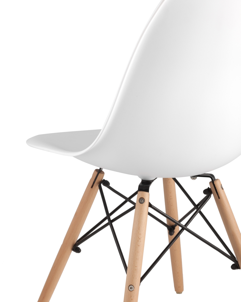 Обеденная группа стол Oslo 120x80, стулья Eames DSW Белые