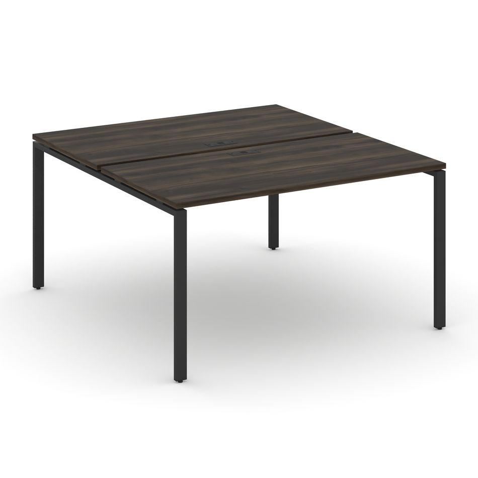 Рабочая станция двухсторонняя на 2 места CONCEPT CN.DRS-003 Дуб Мали Черный