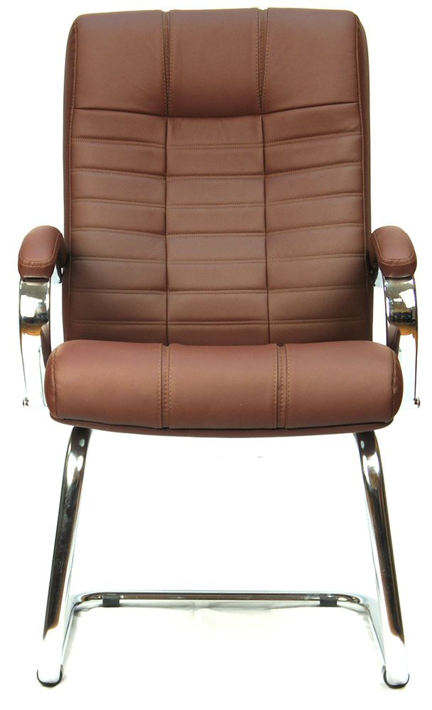 Кресло для посетителей Atlant CF экокожа Коричневый