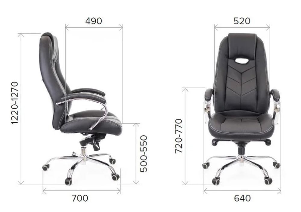 Кресло руководителя Drift M экокожа Коричневый