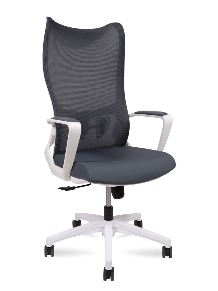 Кресло офисное WAVE AM3-H(WHITE) Серый
