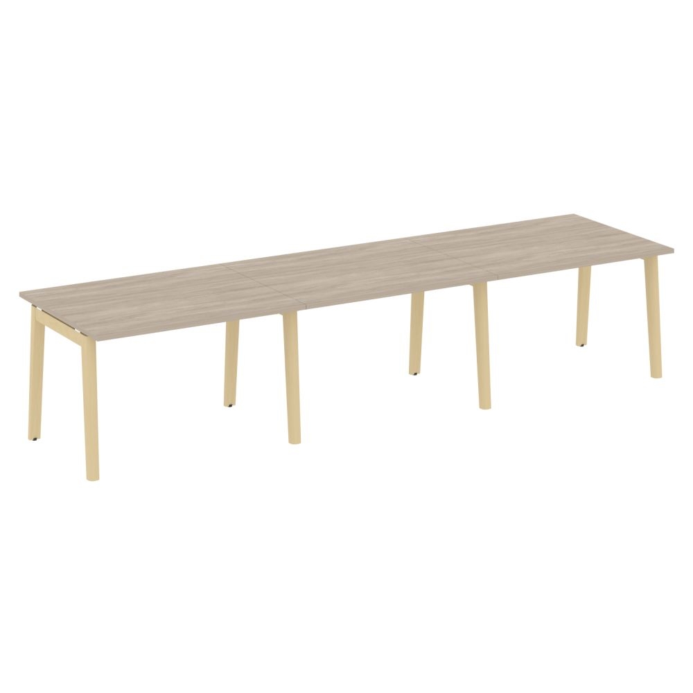 Стол переговорный (3 столешницы) ONIX WOOD OW.PRG-3.2 Дуб Аттик/Светлый