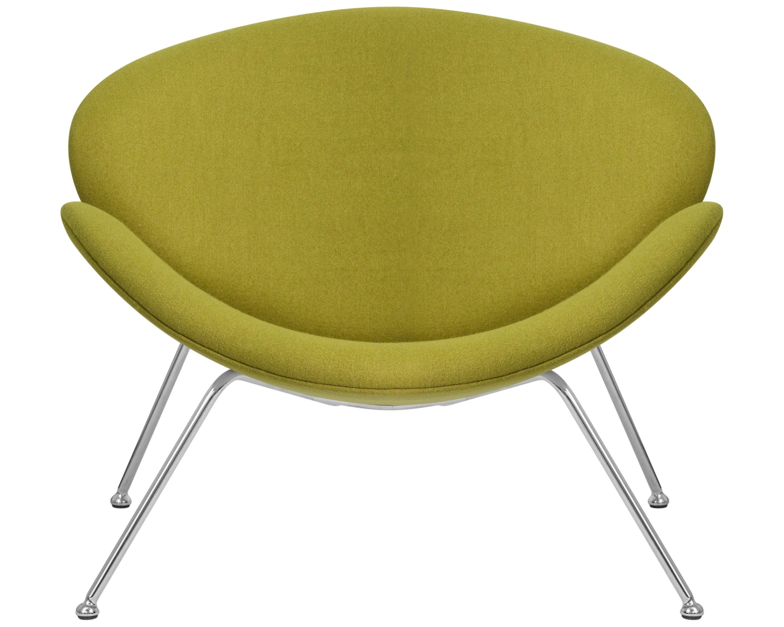 Кресло дизайнерское DOBRIN EMILY Светло-зеленая ткань AF3