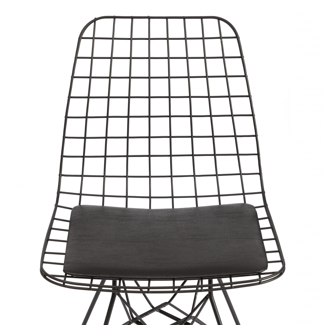 Стул TAVOLA (mod. 271) металл/экокожа, 46 х 47.5 х 84 см, Black (черный)