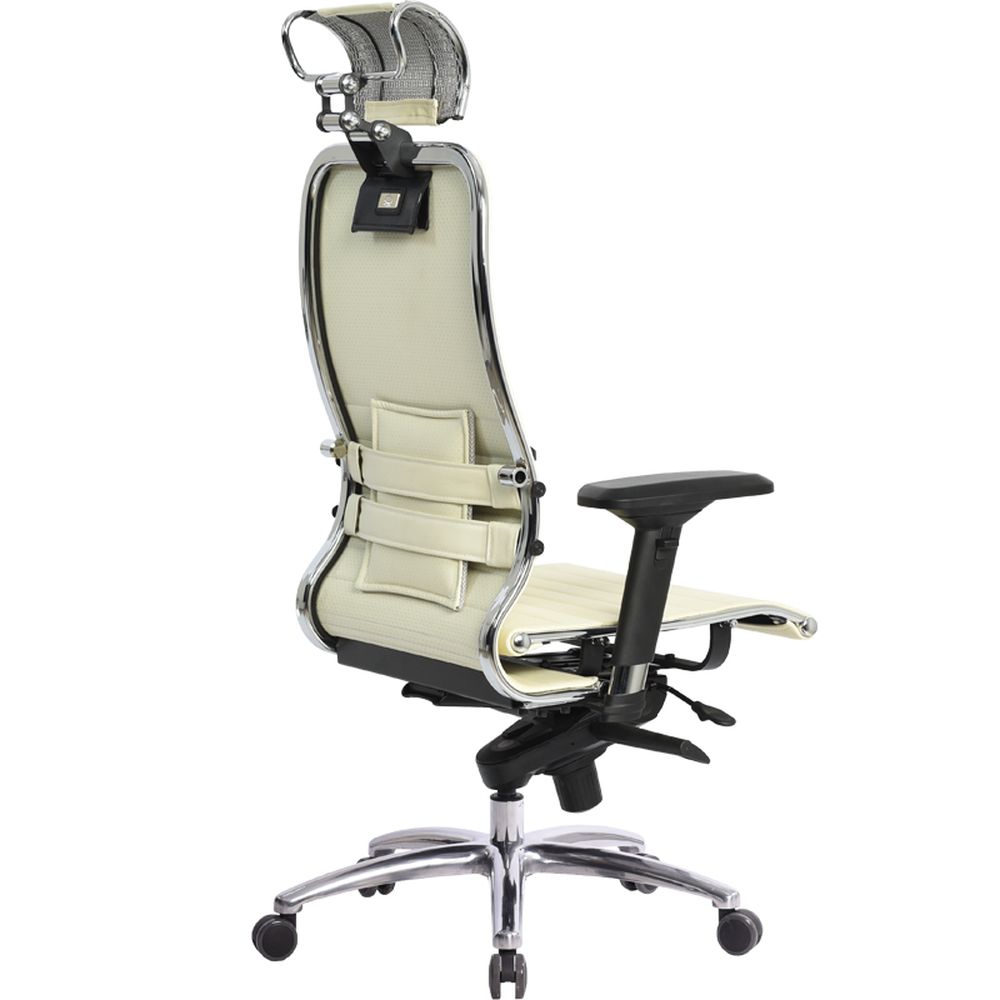 Кожаное компьютерное кресло Samurai K-3.04 Бежевое