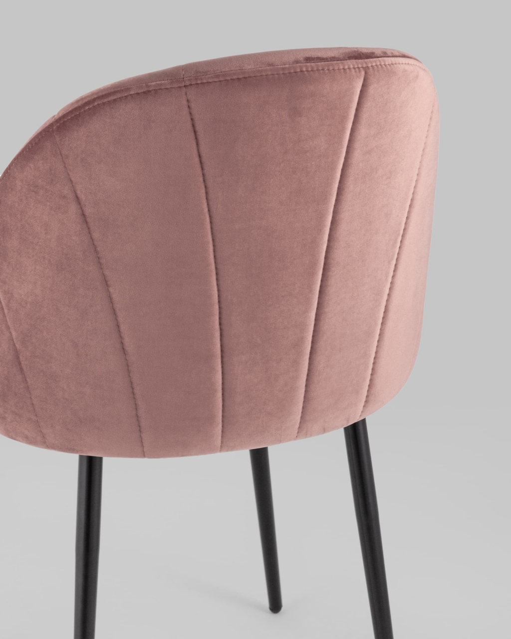 Стул Логан 2 шт. велюр Пыльно-розовый
