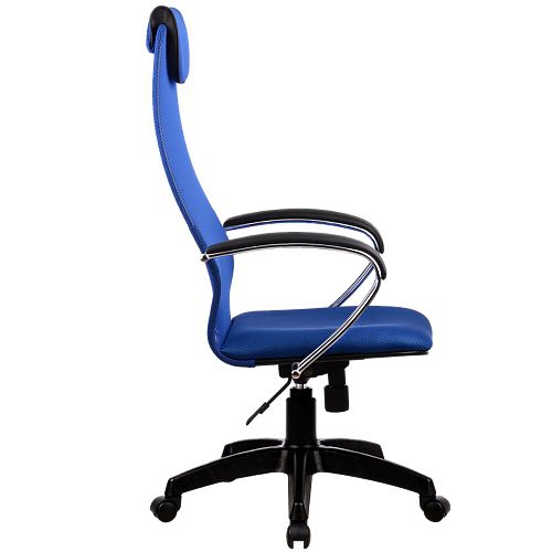 Кресло руководителя Галакси Лайт BK-8 PL Синий (№23)