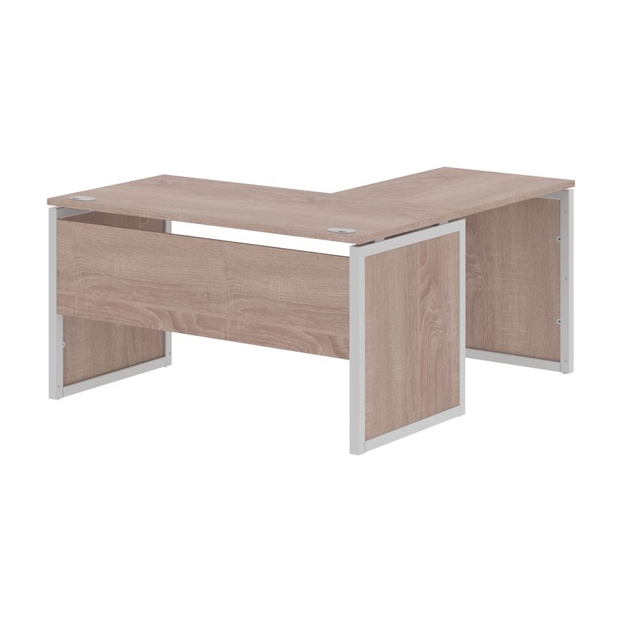 Стол письменный угловой левый XTEN-QP XQPCT 1415 L Дуб Сонома Серый