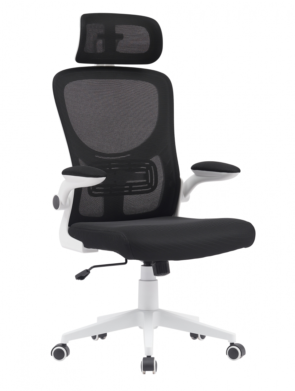 Компьютерное кресло TopChairs Airone белый с черной сеткой