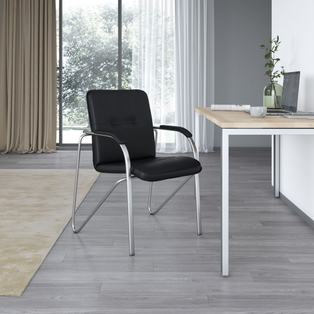 Кресло посетителя CHAIRMAN 850 Н (N) (комплект из 6 шт) Черный