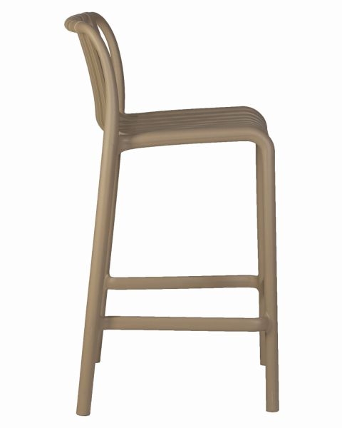 Стул полубарный DOBRIN CHLOE (бежевый) 4 шт