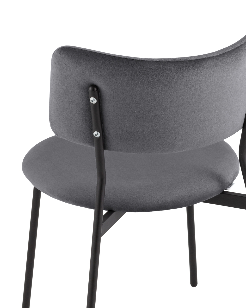 Стул Амелия велюр темно-серый