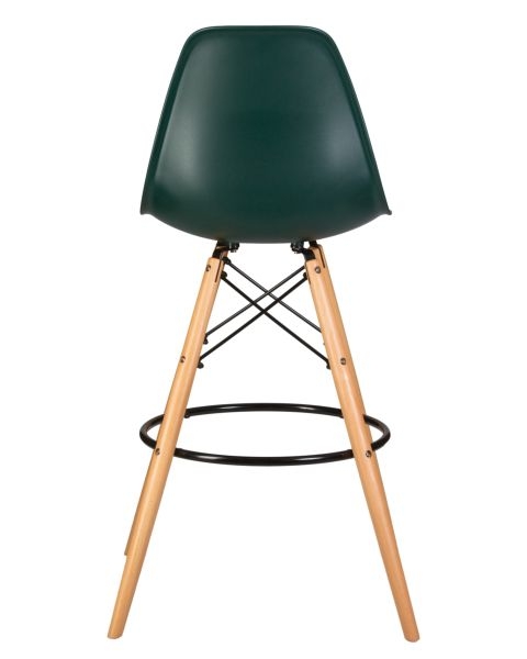 Стул барный DOBRIN DSW BAR (ножки светлый бук, цвет темно-зеленый (G-13)) 2 шт