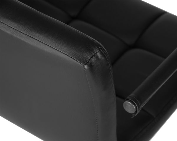 Стул барный DOBRIN KRUGER ARM BLACK (черный) 2 шт