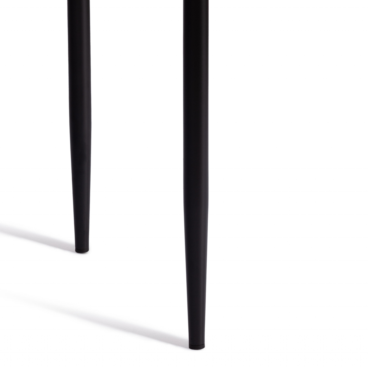 Стул Easy (mod. JSC02-1) металл, флок, 41 х 52 х 96 см, beige (молочный) HLR2 / черный