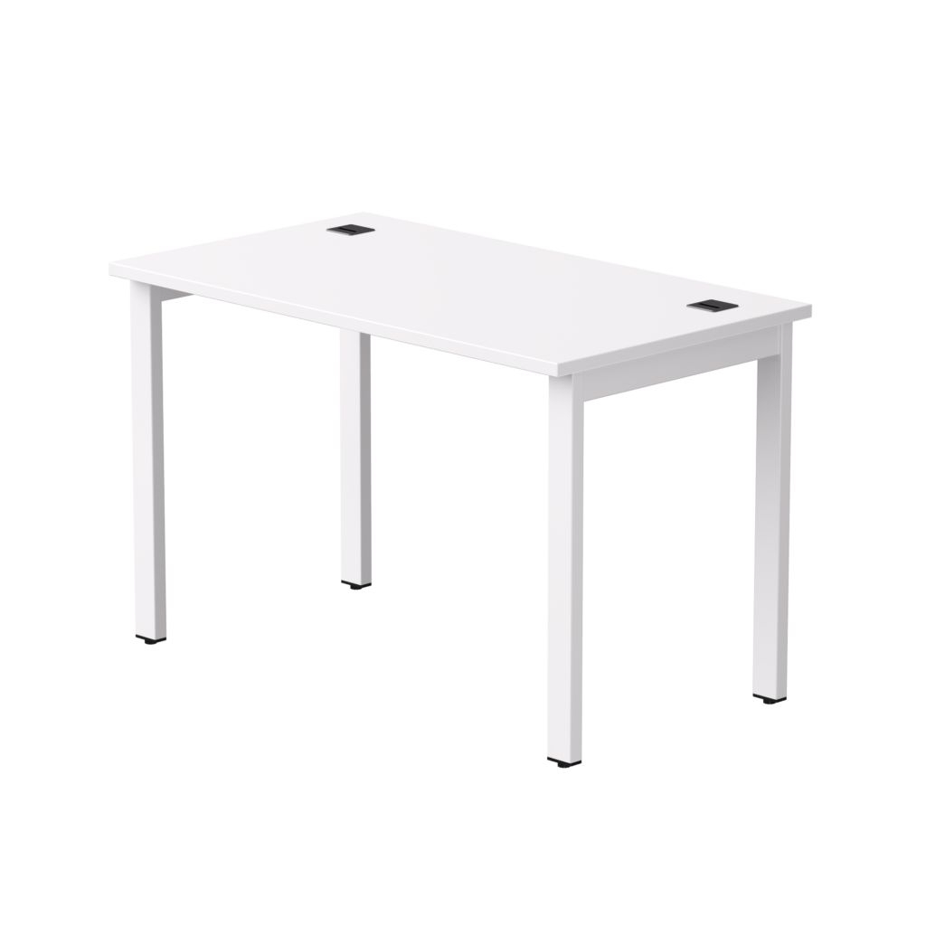 Стол прямой на металлокаркасе, опоры 45 гр Everprof EVO 254S002 Белый