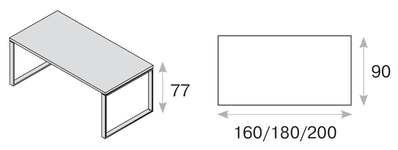 ROTONDA Стол L200 RO200 CH/V3V2