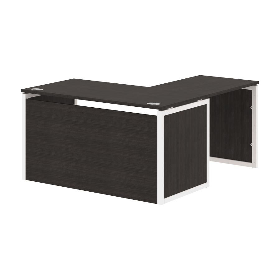 Стол письменный угловой левый XTEN-QP XQPCT 1415H L Дуб Юкон Белый