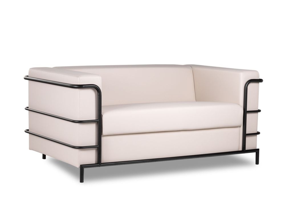 Диван двухместный Аполло 2.0 (2Д) Кремово-белый Euroline 907