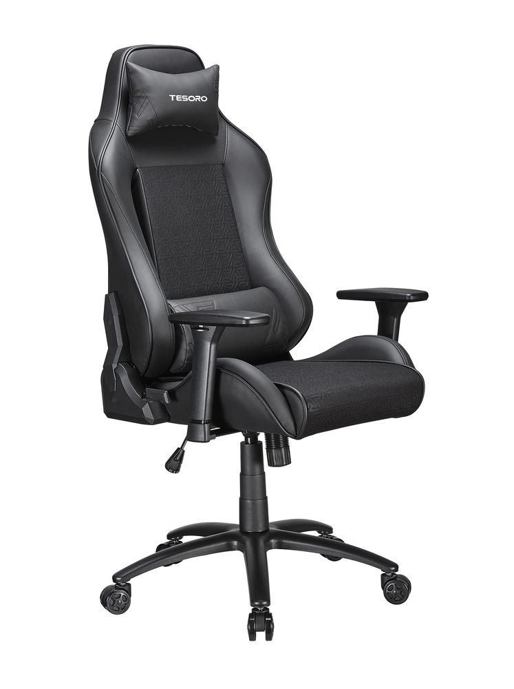 Кресло геймерское Tesoro ALPHAEON S2 F715 Черное