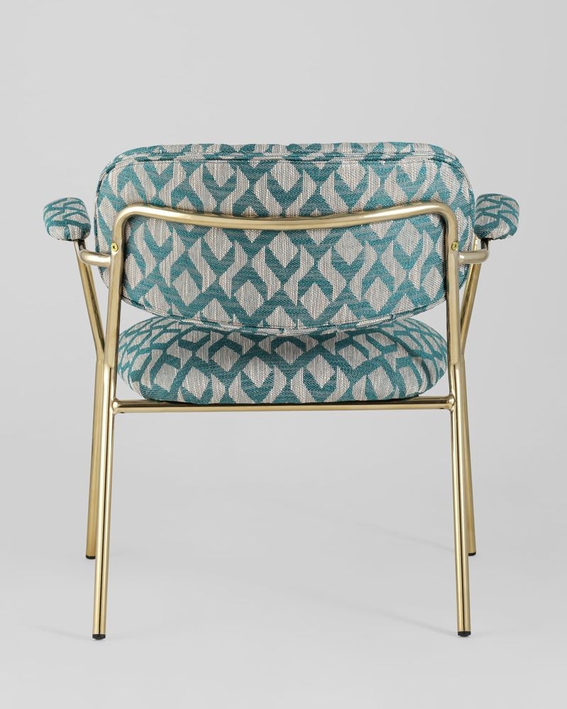 Кресло Кэрол рогожка Орнамент