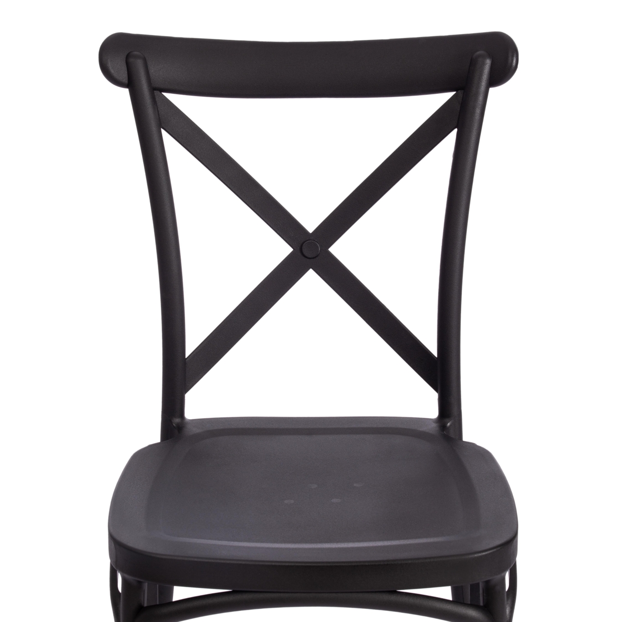 Стул CROSS (mod. PL24) пластик, 48 х 58 х 89 см, Black (черный) 05