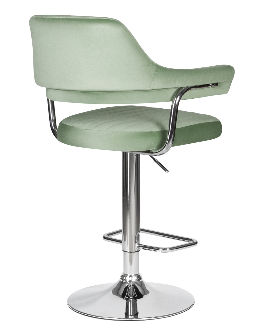 Стул барный DOBRIN CHARLY Пудрово-мятный велюр MJ9-87