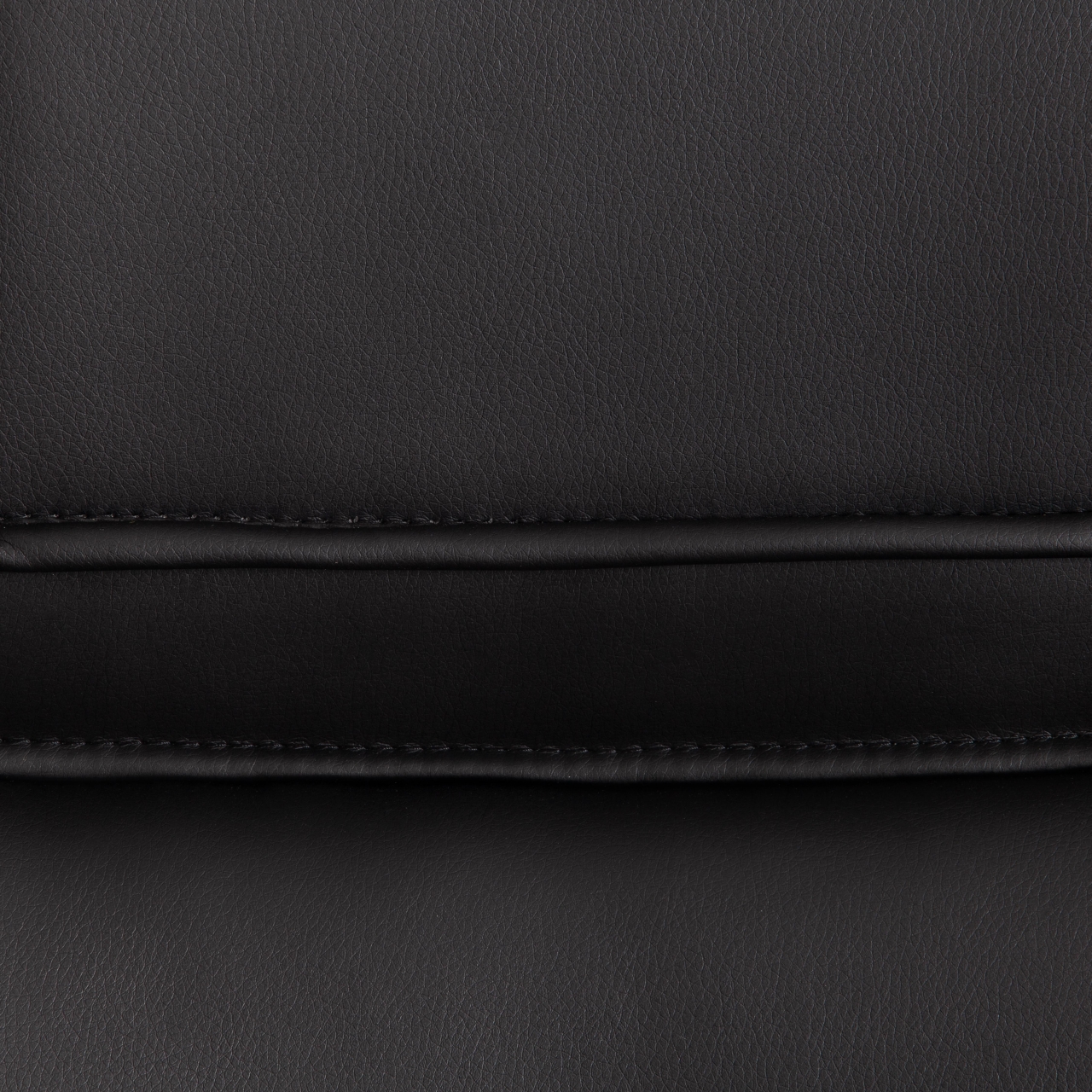 Кресло BERGAMO хром (22) кож/зам, черный, 36-6