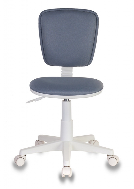 Кресло детское Бюрократ CH-W204NX (пластик белый) Серый 15-48